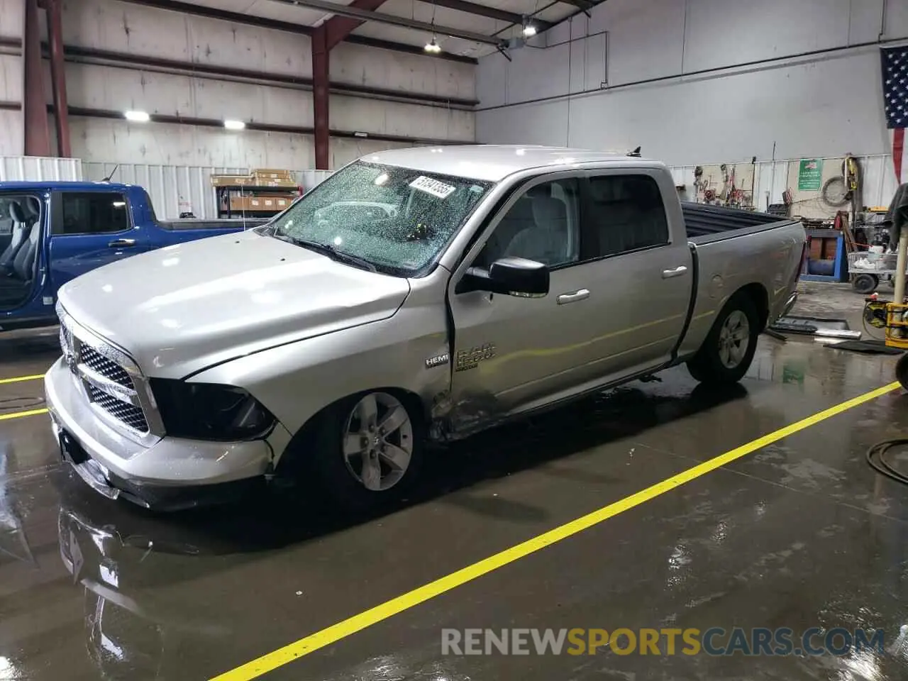 1 fotografías del automóvil dañado 1C6RR6LT0KS549041 RAM 1500 2019