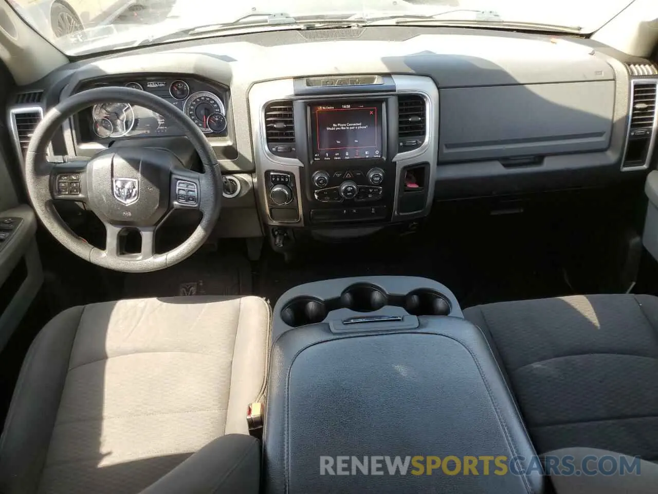 8 fotografías del automóvil dañado 1C6RR6LT3KS673157 RAM 1500 2019