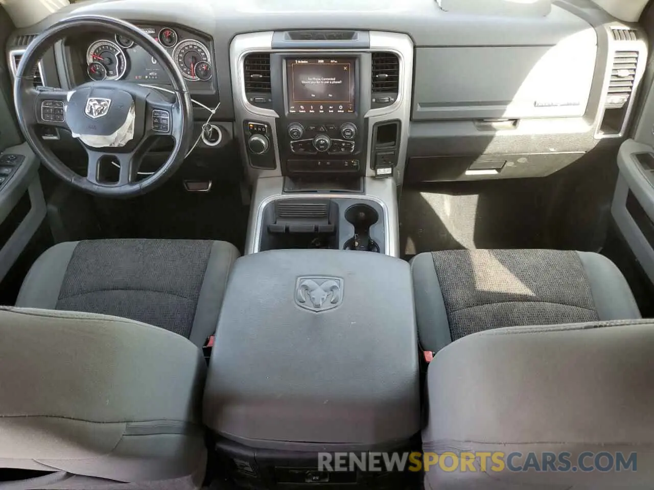 8 fotografías del automóvil dañado 1C6RR6LT4KS573942 RAM 1500 2019
