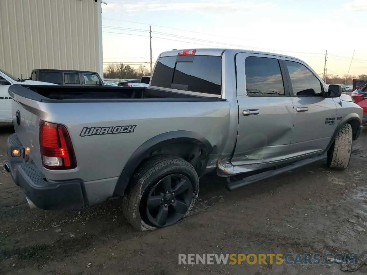 3 fotografías del automóvil dañado 1C6RR6LT6KS730645 RAM 1500 2019