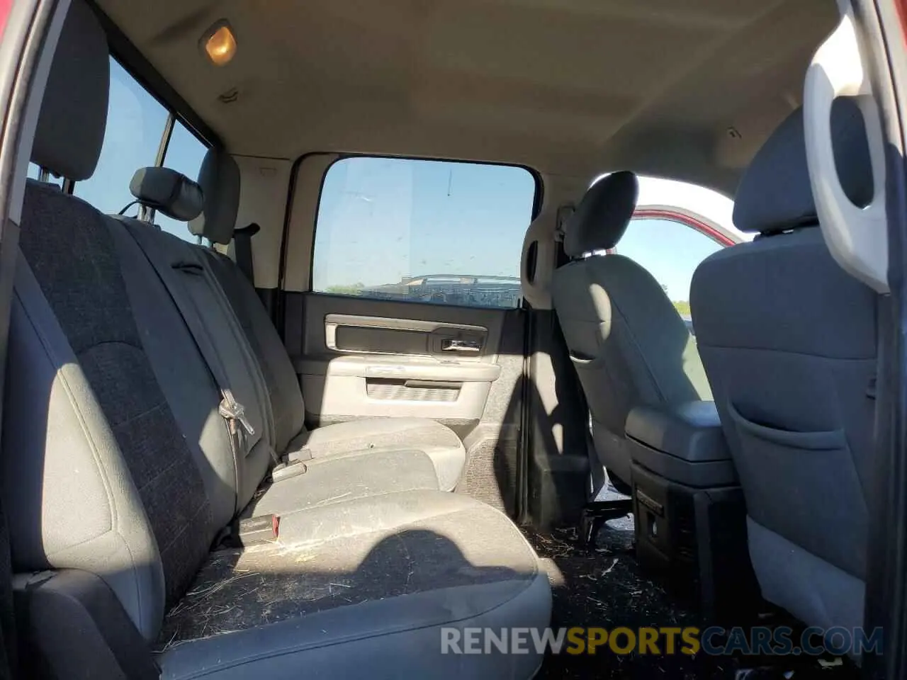 10 fotografías del automóvil dañado 1C6RR6LT7KS539462 RAM 1500 2019