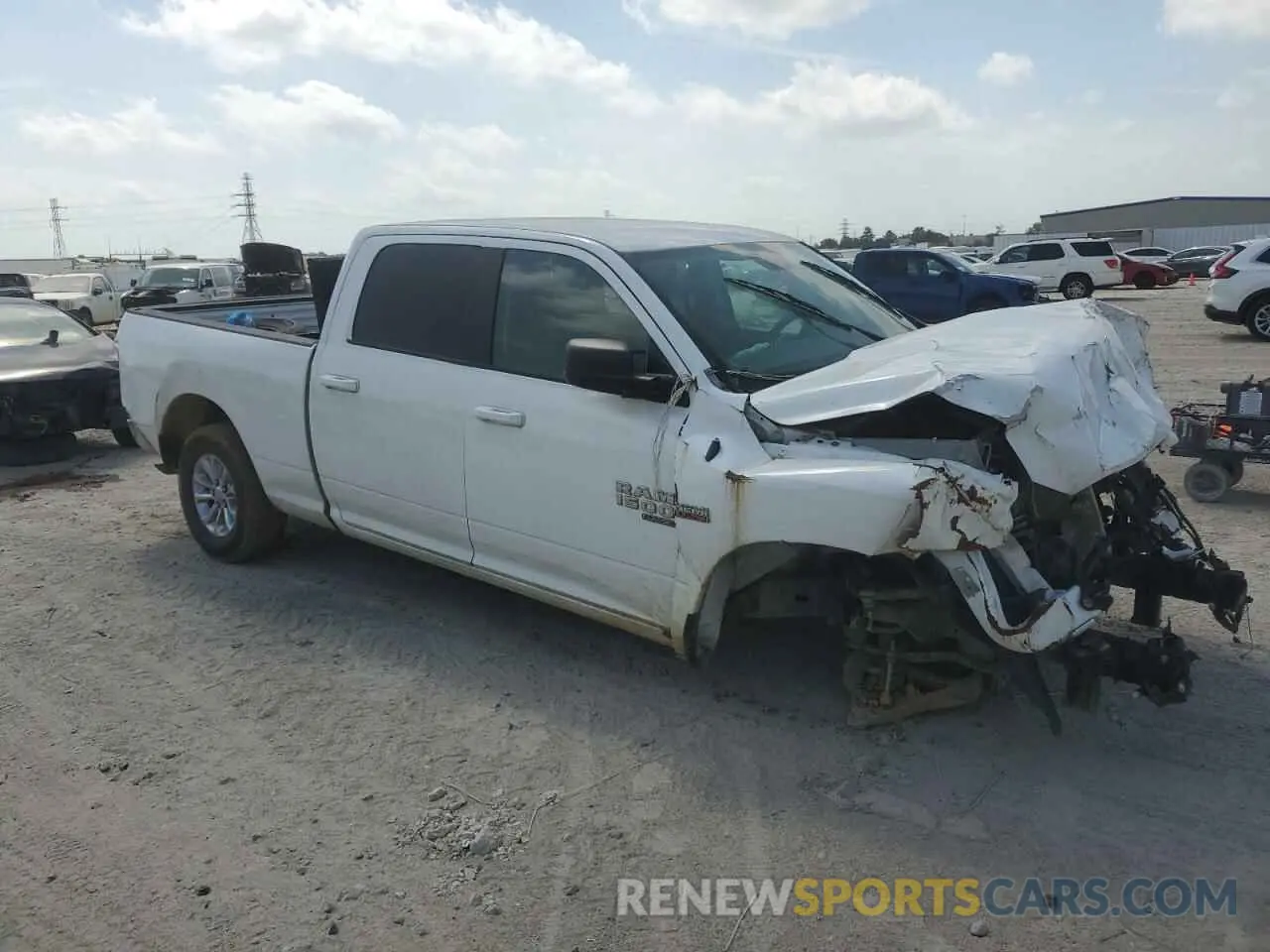 4 fotografías del automóvil dañado 1C6RR6TTXKS612808 RAM 1500 2019