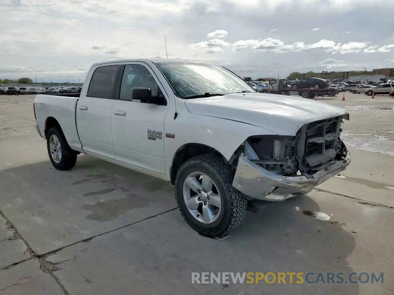 4 fotografías del automóvil dañado 1C6RR6TTXKS693258 RAM 1500 2019