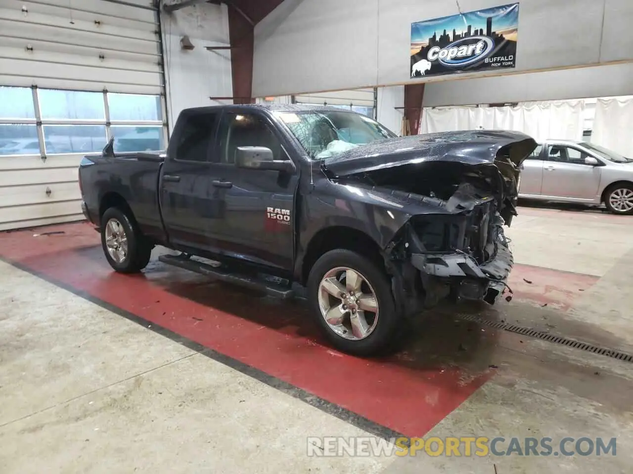 4 fotografías del automóvil dañado 1C6RR7FG0KS705471 RAM 1500 2019