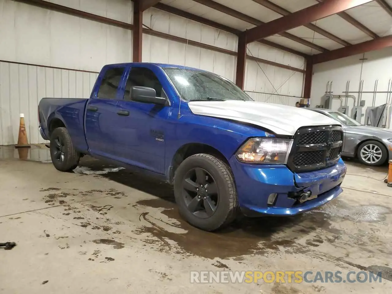 4 fotografías del automóvil dañado 1C6RR7FG1KS542555 RAM 1500 2019