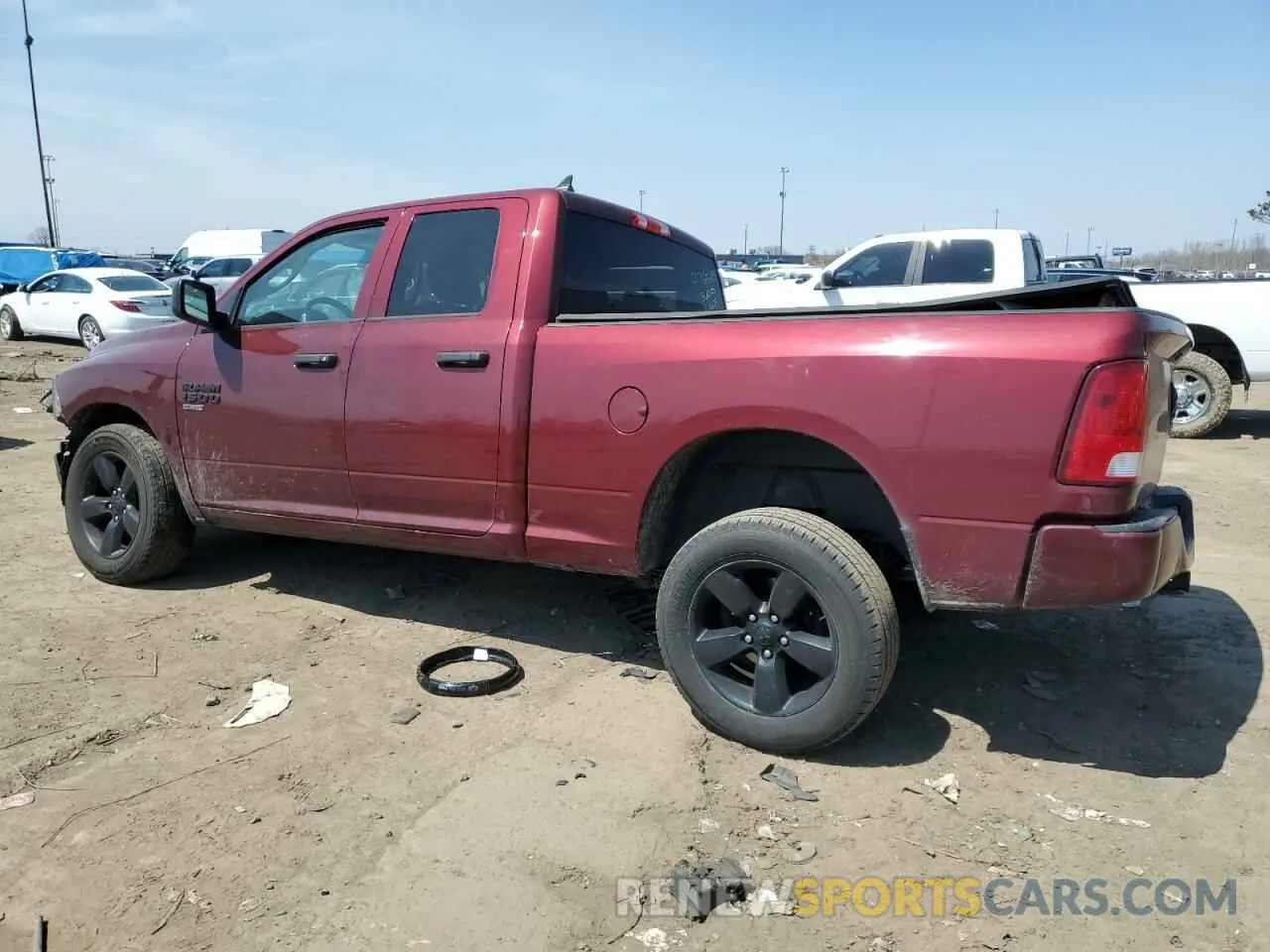 2 fotografías del automóvil dañado 1C6RR7FG2KS568503 RAM 1500 2019