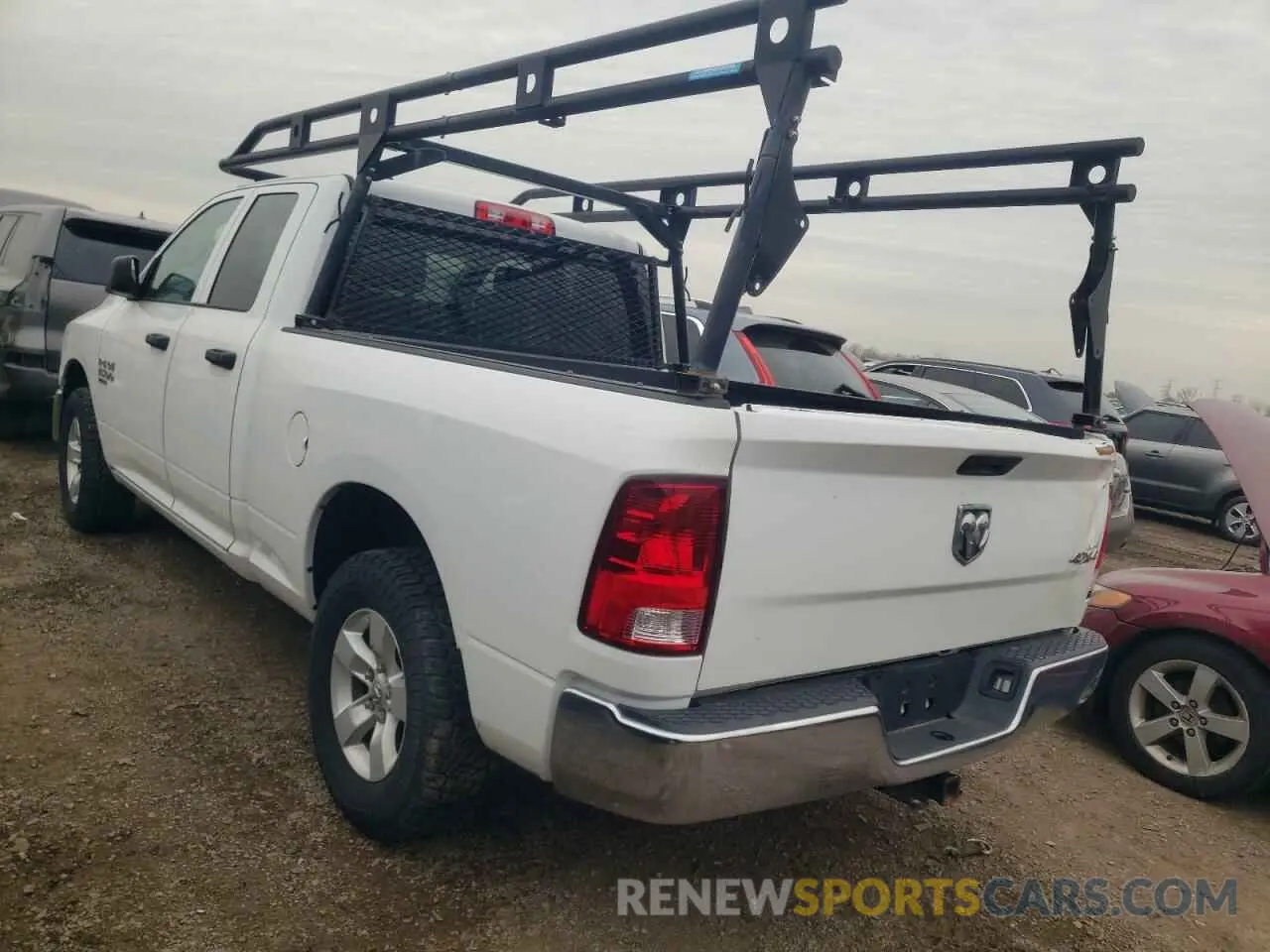 2 fotografías del automóvil dañado 1C6RR7FG5KS685508 RAM 1500 2019