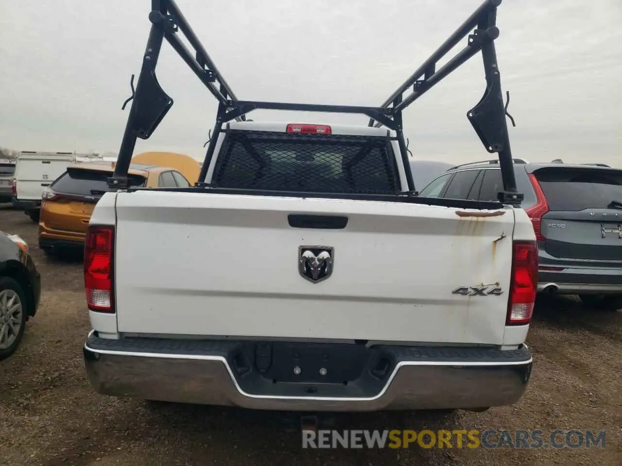 6 fotografías del automóvil dañado 1C6RR7FG5KS685508 RAM 1500 2019