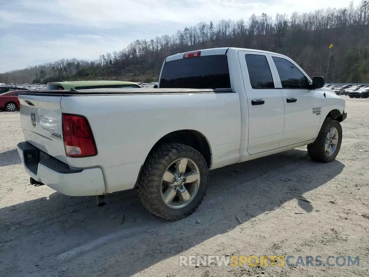3 fotografías del automóvil dañado 1C6RR7FG7KS525176 RAM 1500 2019