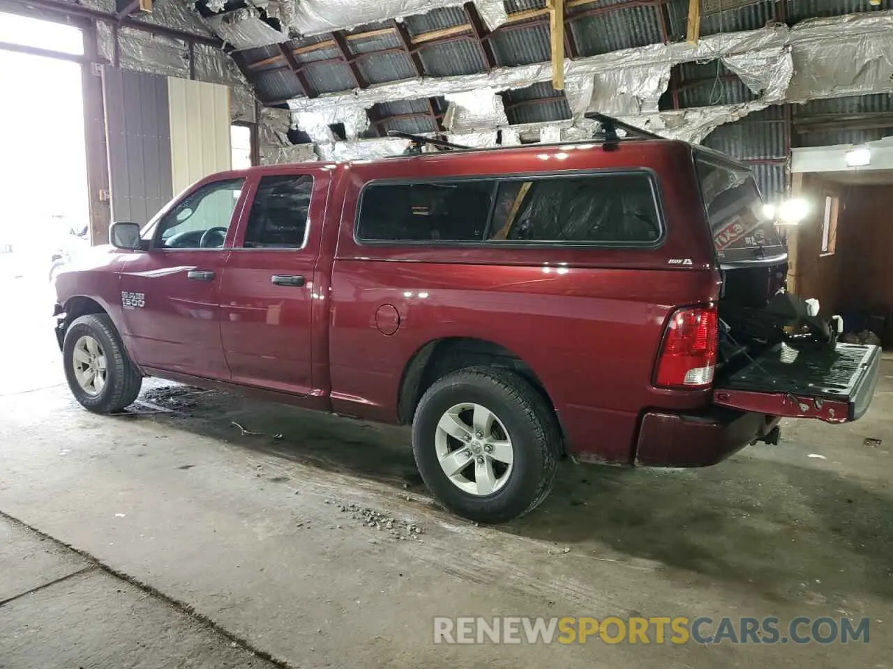 2 fotografías del automóvil dañado 1C6RR7FG9KS579353 RAM 1500 2019