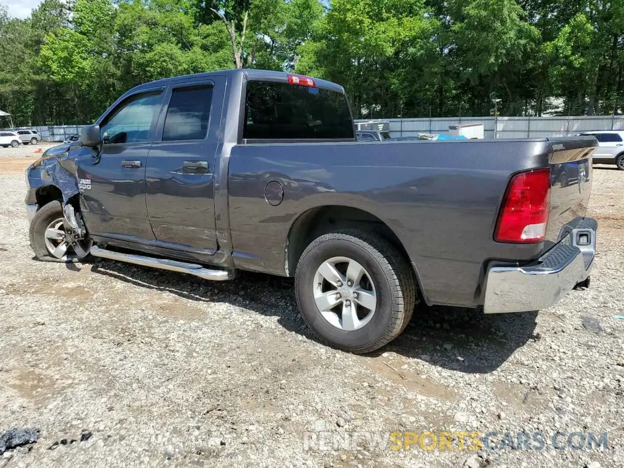2 fotografías del automóvil dañado 1C6RR7FGXKS578566 RAM 1500 2019