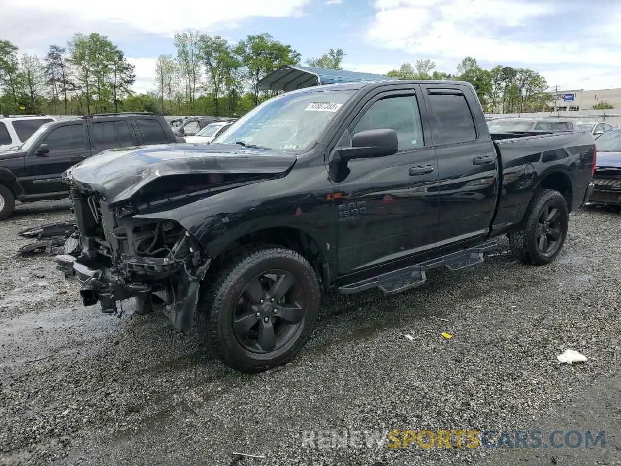 1 fotografías del automóvil dañado 1C6RR7FGXKS705459 RAM 1500 2019