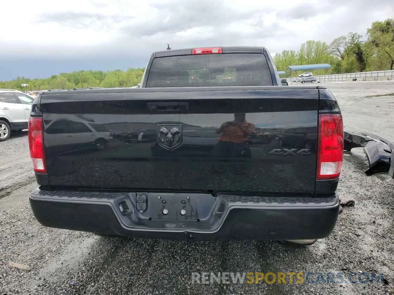6 fotografías del automóvil dañado 1C6RR7FGXKS705459 RAM 1500 2019