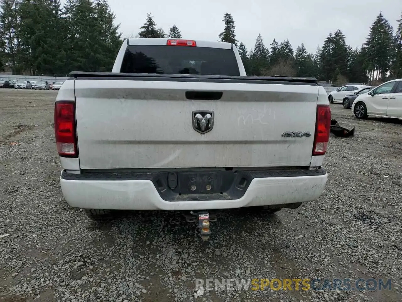 6 fotografías del automóvil dañado 1C6RR7FT3KS597599 RAM 1500 2019
