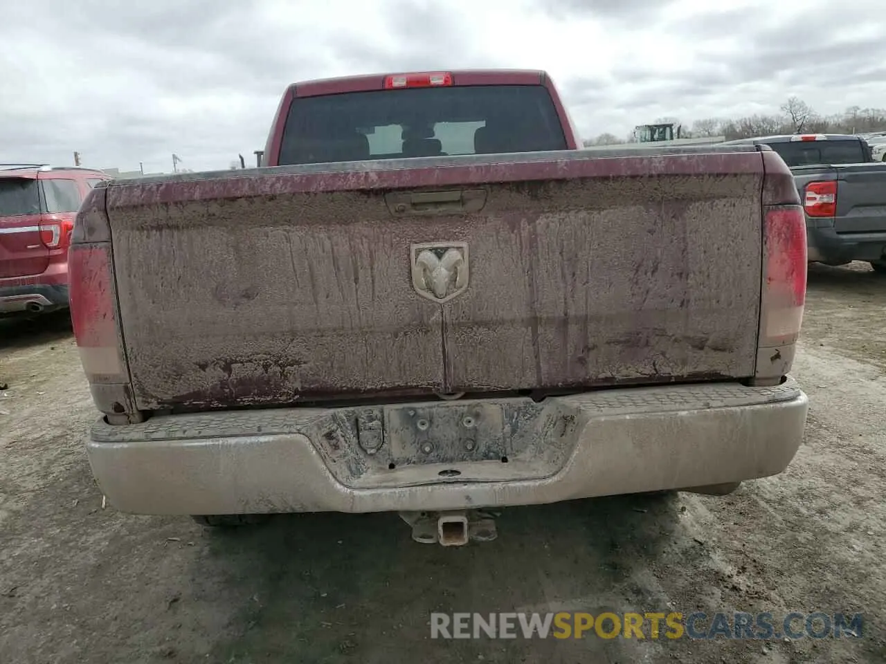 6 fotografías del automóvil dañado 1C6RR7FT4KS715918 RAM 1500 2019