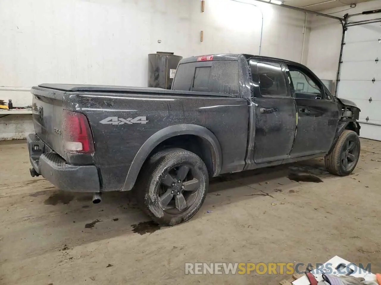 3 fotografías del automóvil dañado 1C6RR7GG6KS671339 RAM 1500 2019