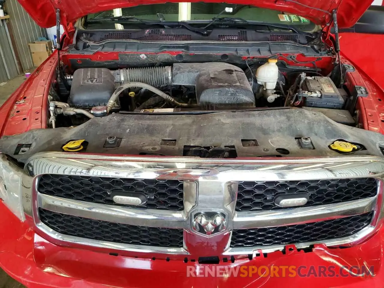 11 fotografías del automóvil dañado 1C6RR7GG8KS672072 RAM 1500 2019