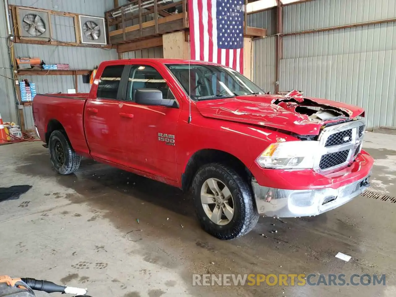 4 fotografías del automóvil dañado 1C6RR7GG8KS672072 RAM 1500 2019