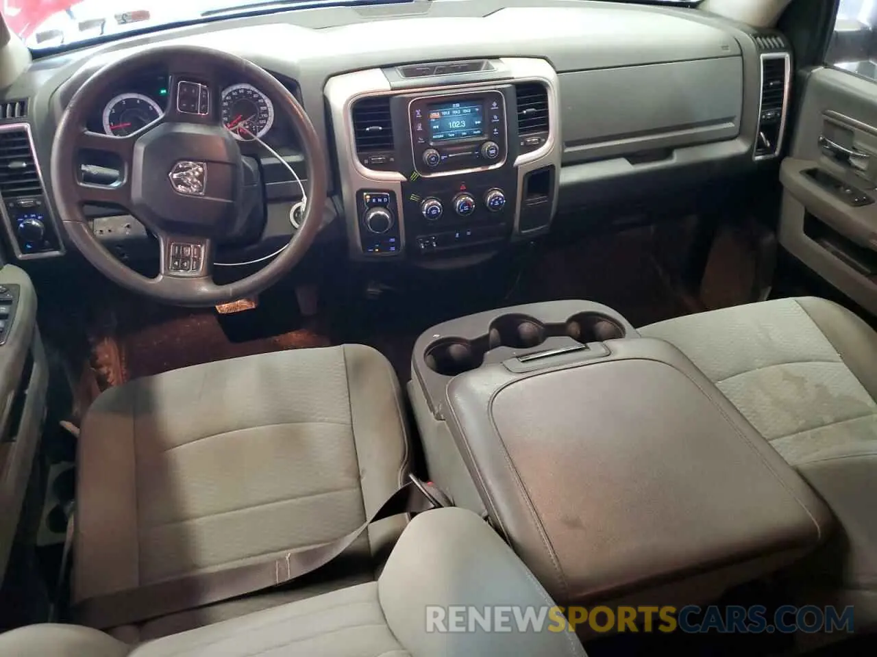 8 fotografías del automóvil dañado 1C6RR7GG8KS672072 RAM 1500 2019