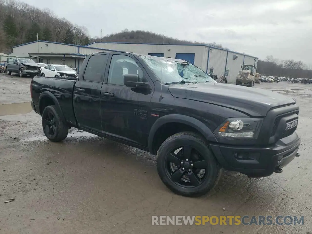 4 fotografías del automóvil dañado 1C6RR7GT2KS703393 RAM 1500 2019