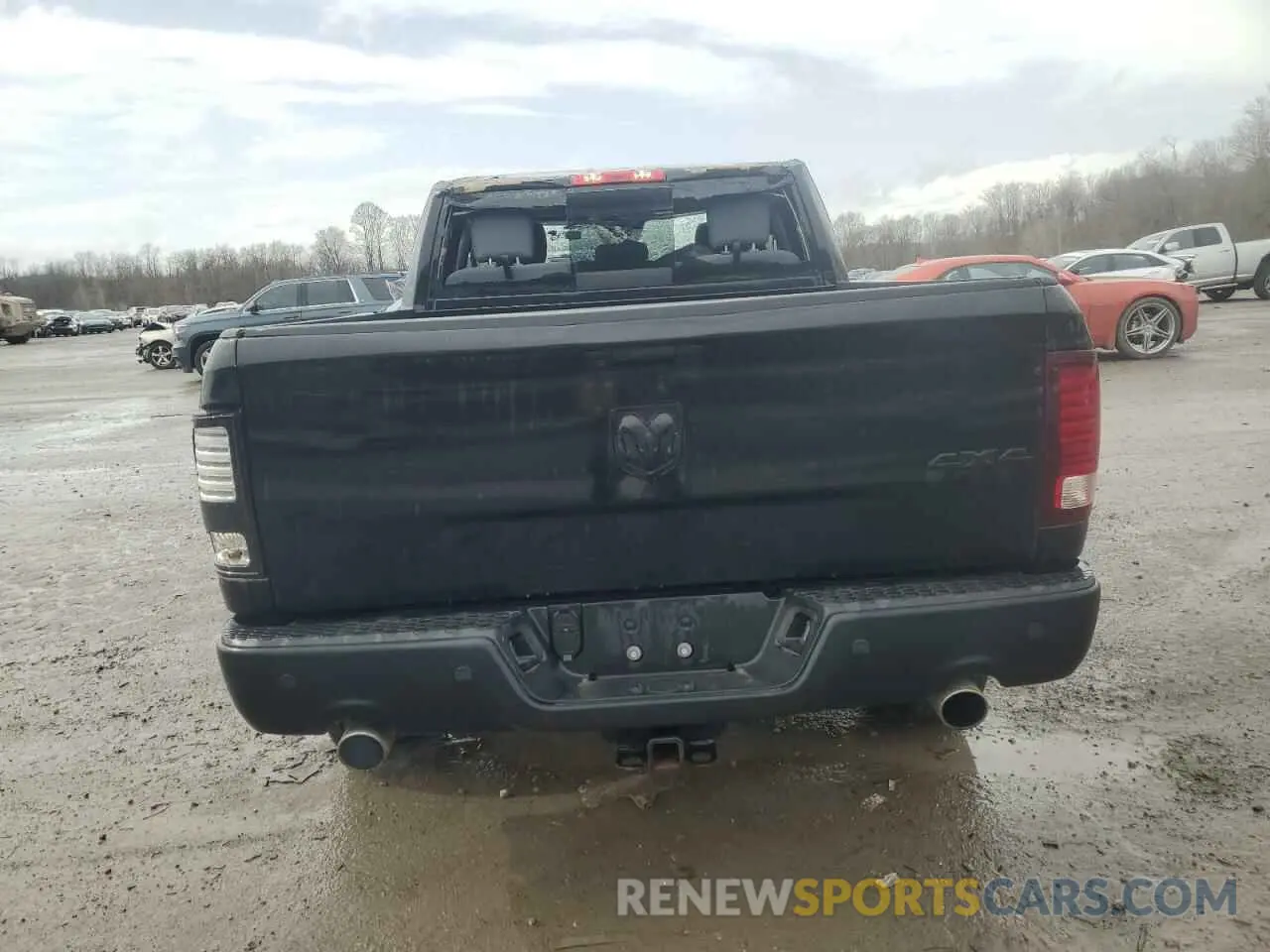 6 fotografías del automóvil dañado 1C6RR7GT2KS703393 RAM 1500 2019