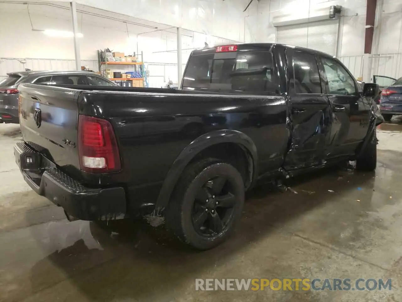 3 fotografías del automóvil dañado 1C6RR7GT5KS725792 RAM 1500 2019