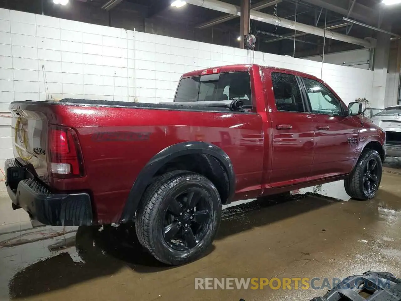 3 fotografías del automóvil dañado 1C6RR7GT9KS732518 RAM 1500 2019