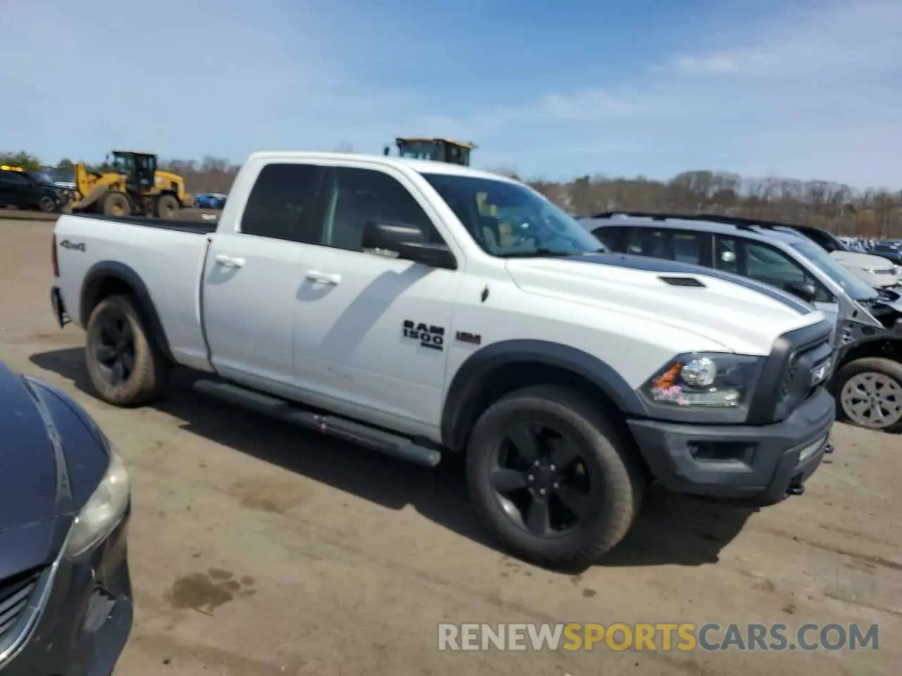 4 fotografías del automóvil dañado 1C6RR7GTXKS648398 RAM 1500 2019