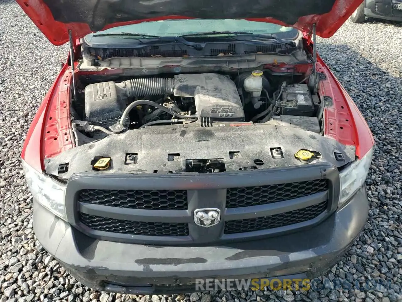 11 fotografías del automóvil dañado 1C6RR7KG9KS609831 RAM 1500 2019