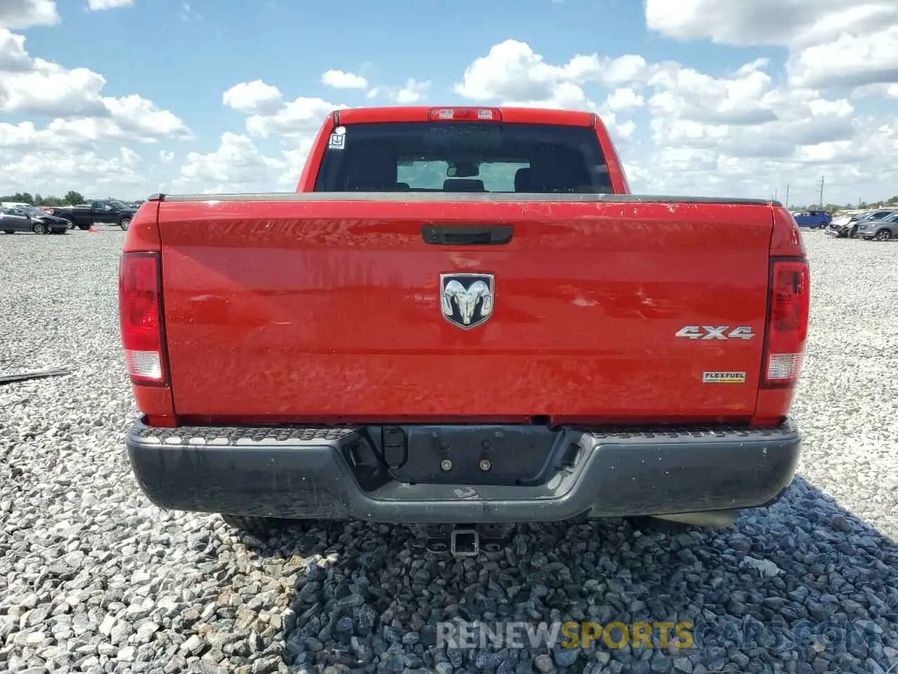 6 fotografías del automóvil dañado 1C6RR7KG9KS609831 RAM 1500 2019