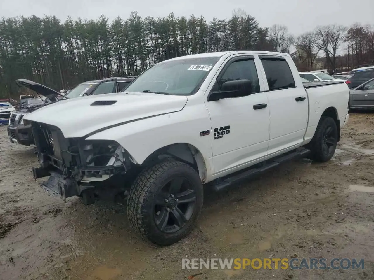 1 fotografías del automóvil dañado 1C6RR7KT3KS556489 RAM 1500 2019