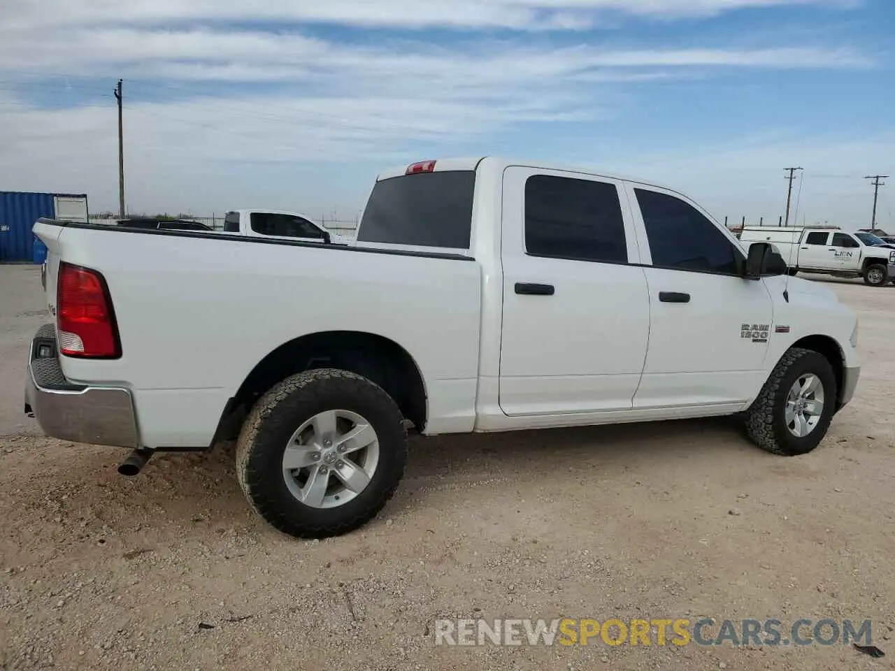 3 fotografías del automóvil dañado 1C6RR7KT5KS547406 RAM 1500 2019