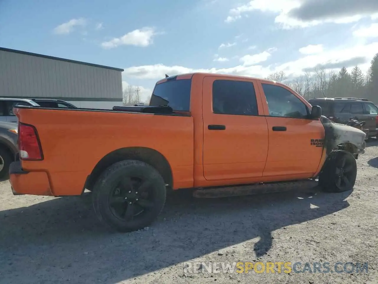 3 fotografías del automóvil dañado 1C6RR7KT7KS615950 RAM 1500 2019