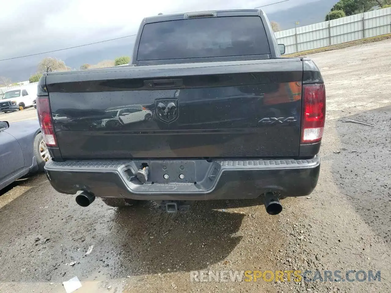 6 fotografías del automóvil dañado 1C6RR7KTXKS578828 RAM 1500 2019