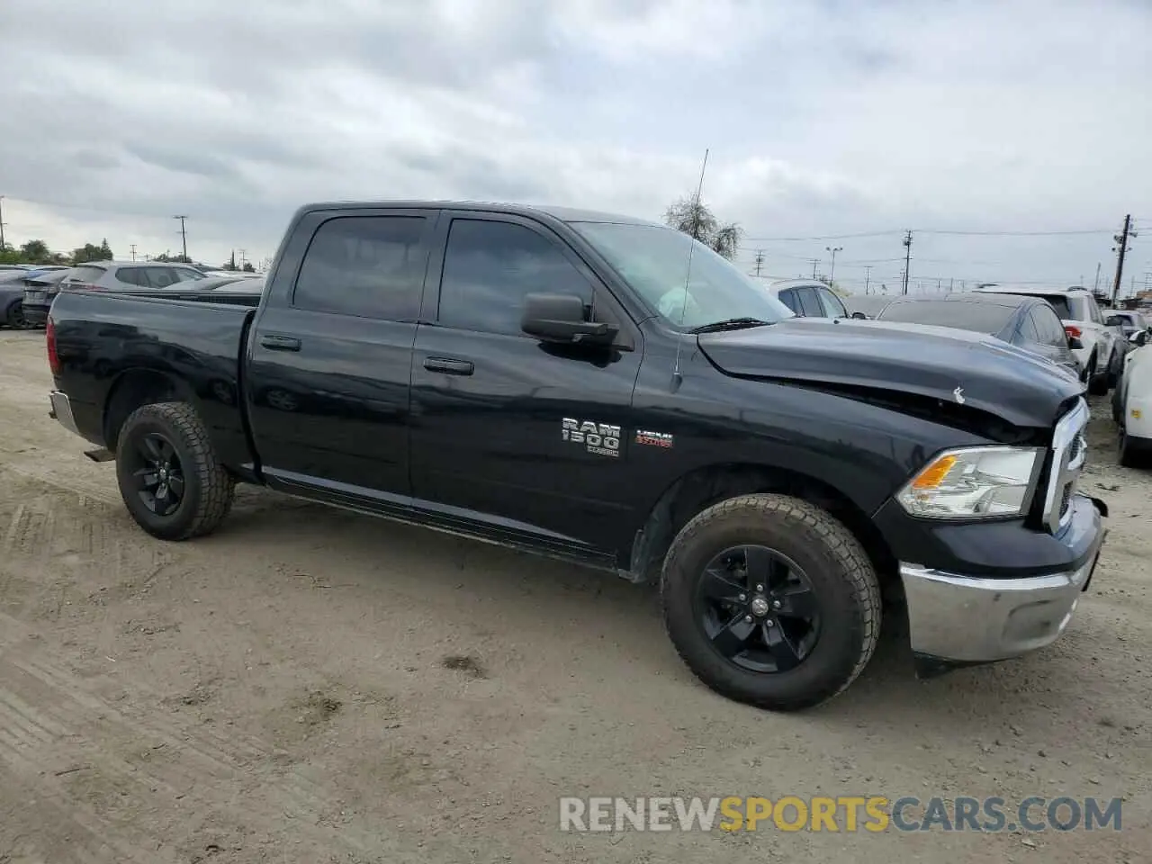4 fotografías del automóvil dañado 1C6RR7LT2KS527628 RAM 1500 2019