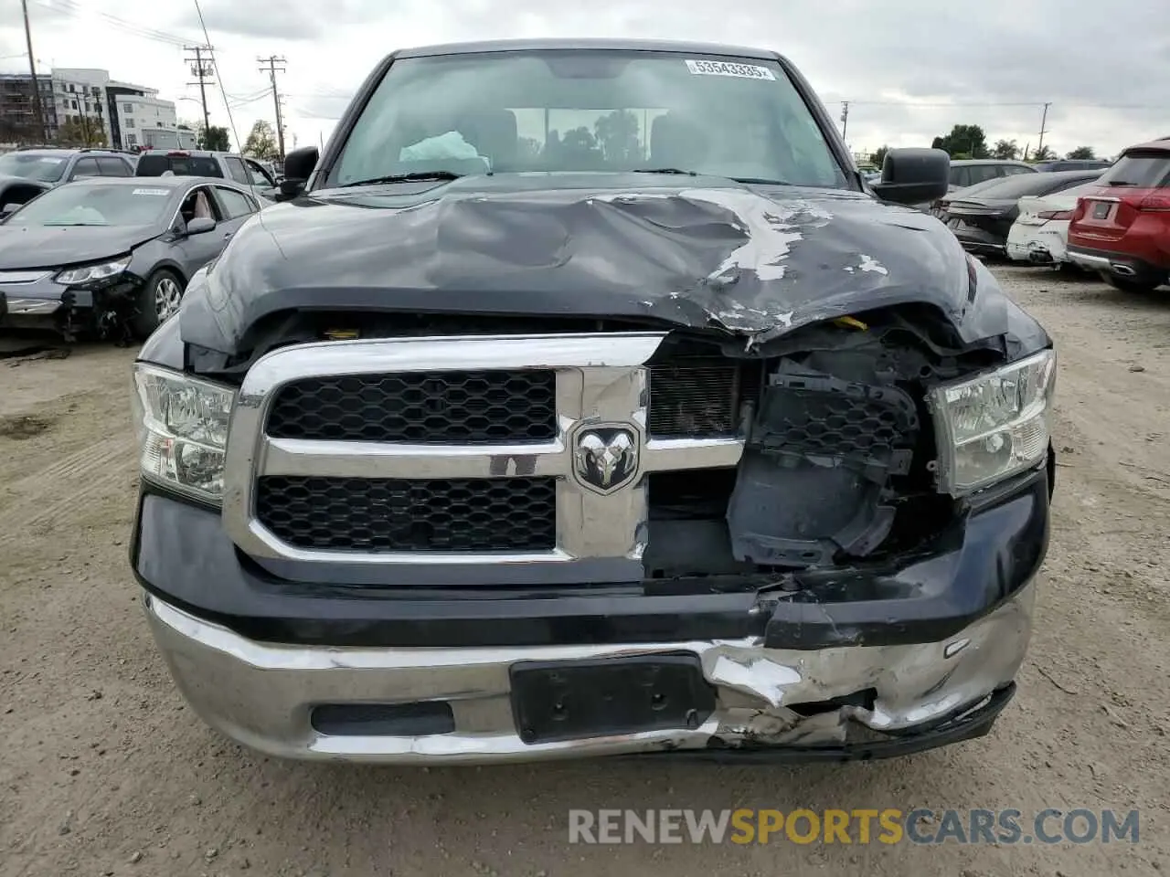 5 fotografías del automóvil dañado 1C6RR7LT2KS527628 RAM 1500 2019