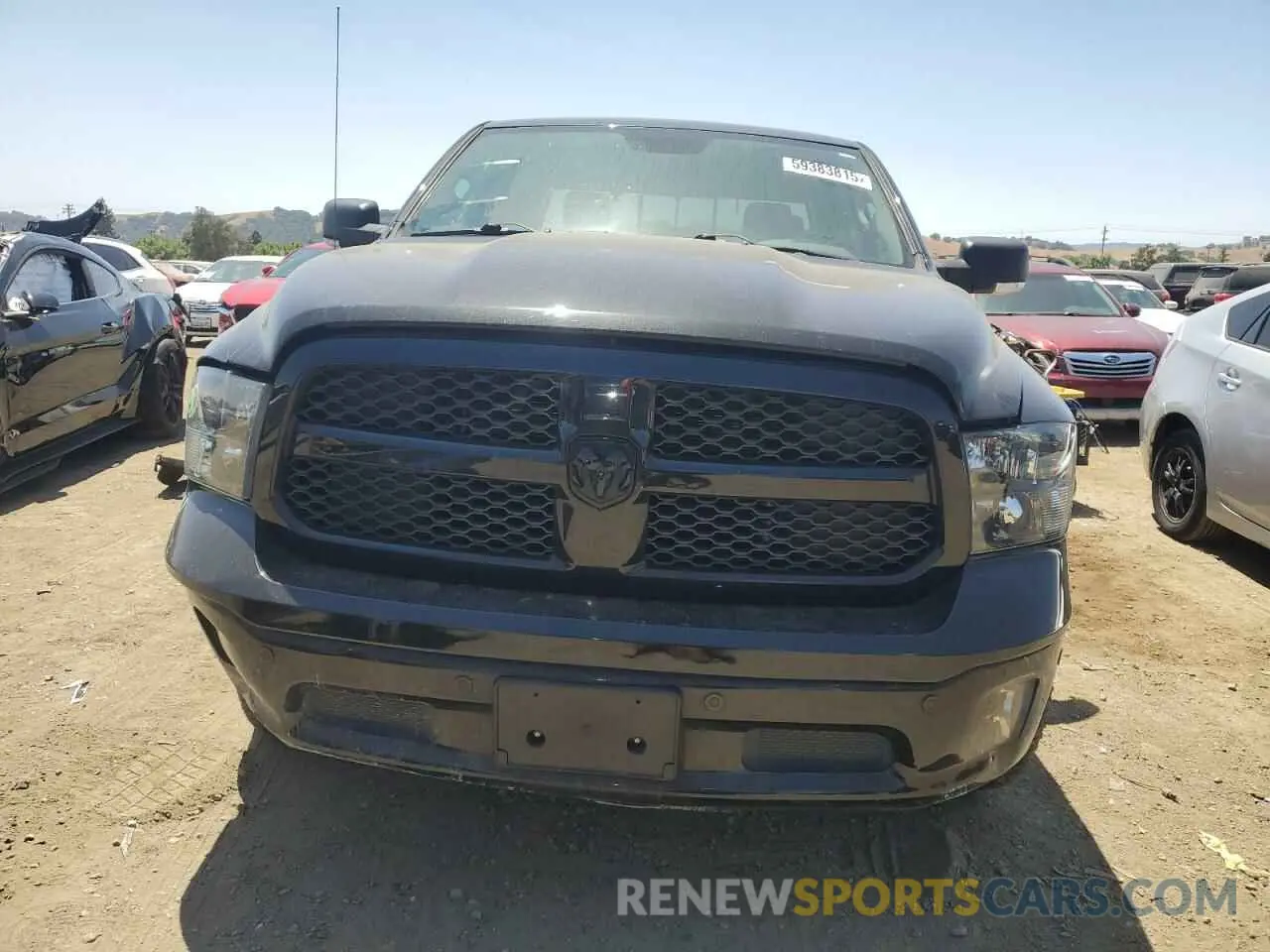 5 fotografías del automóvil dañado 1C6RR7LT2KS568891 RAM 1500 2019