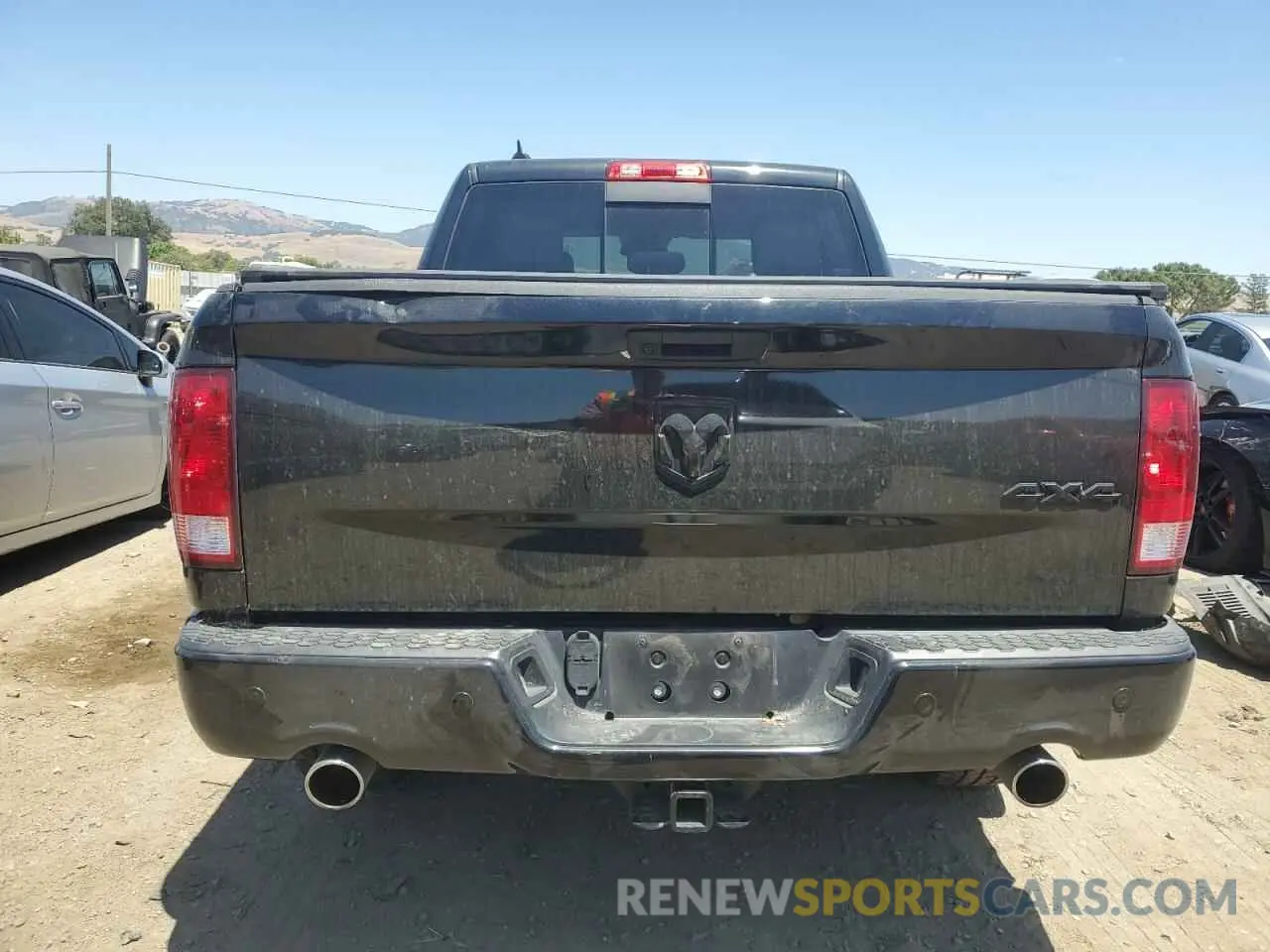 6 fotografías del automóvil dañado 1C6RR7LT2KS568891 RAM 1500 2019
