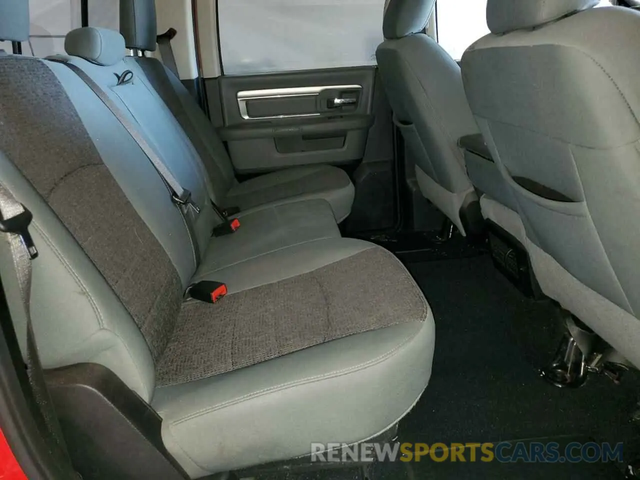 10 fotografías del automóvil dañado 1C6RR7LT5KS689818 RAM 1500 2019