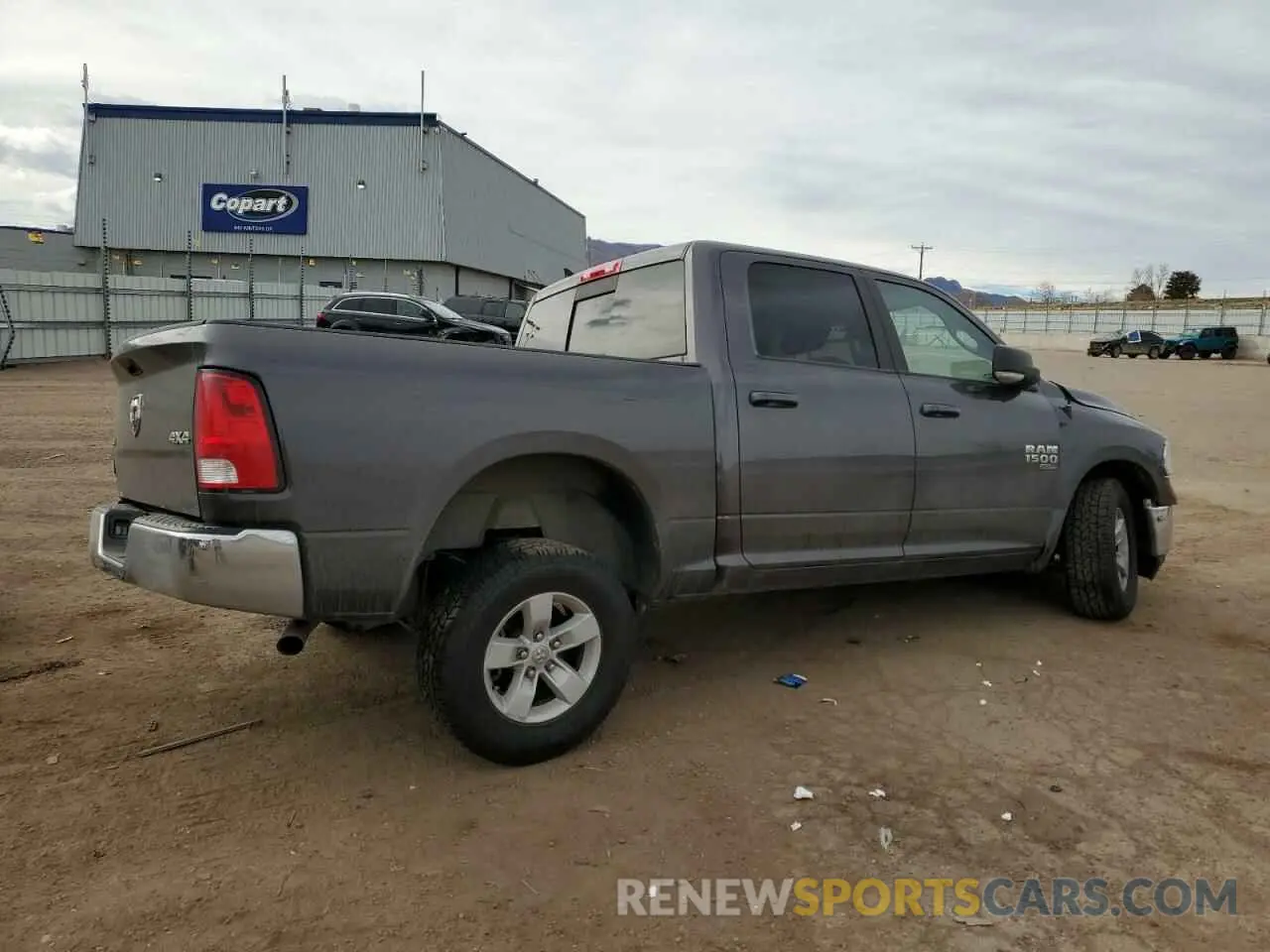 3 fotografías del automóvil dañado 1C6RR7LT8KS613896 RAM 1500 2019