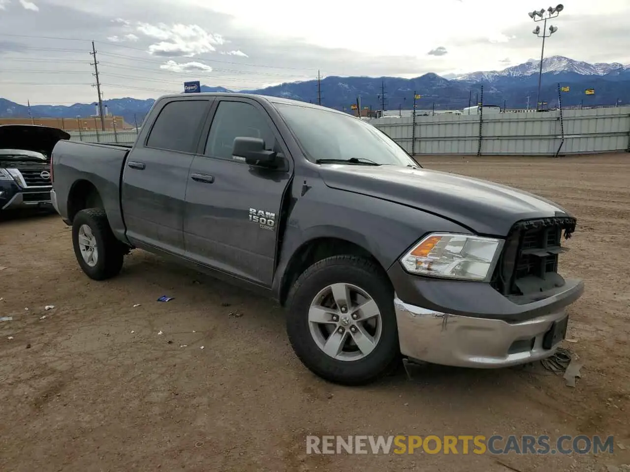 4 fotografías del automóvil dañado 1C6RR7LT8KS613896 RAM 1500 2019