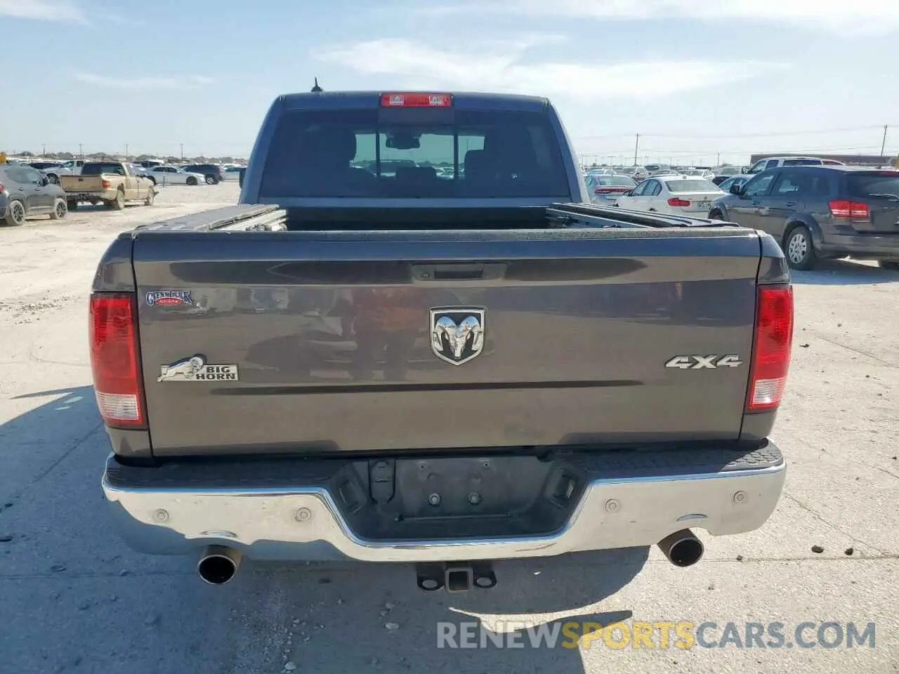 6 fotografías del automóvil dañado 1C6RR7LT9KS536536 RAM 1500 2019