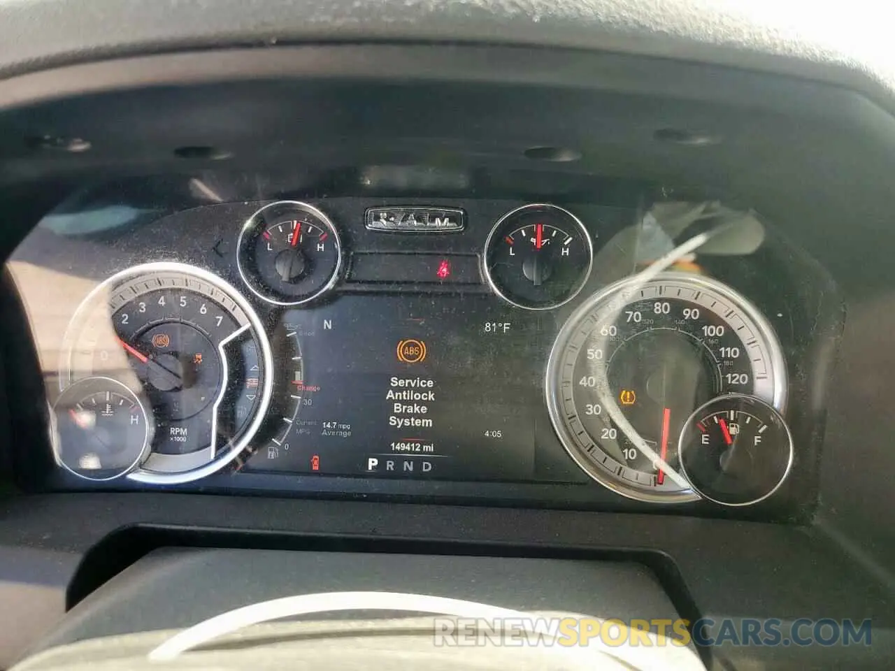 9 fotografías del automóvil dañado 1C6RR7LT9KS536536 RAM 1500 2019