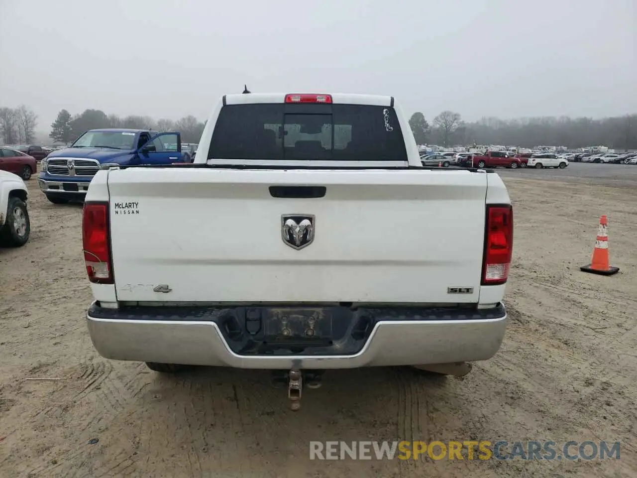 6 fotografías del automóvil dañado 1C6RR7LT9KS582304 RAM 1500 2019