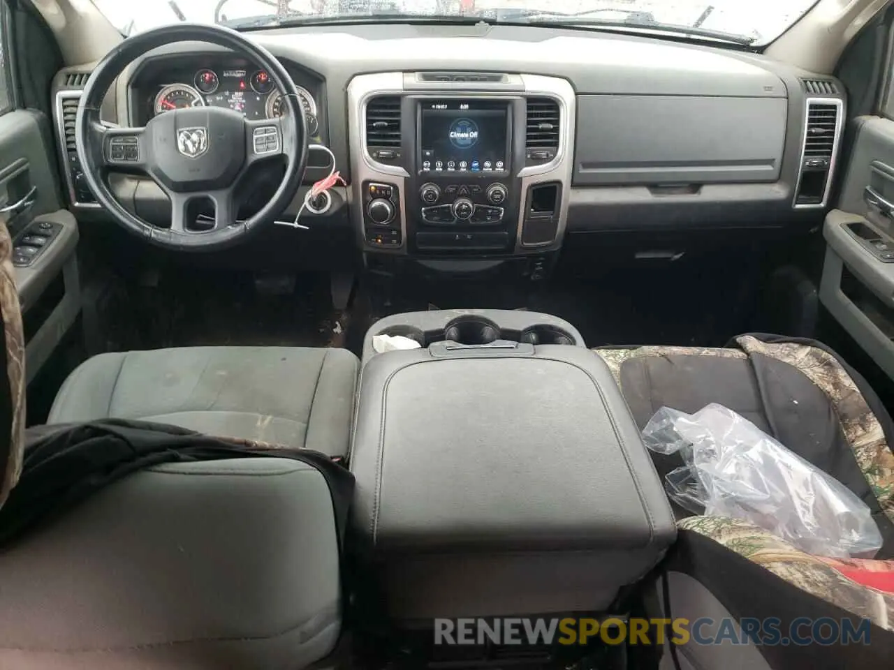 8 fotografías del automóvil dañado 1C6RR7LT9KS582304 RAM 1500 2019