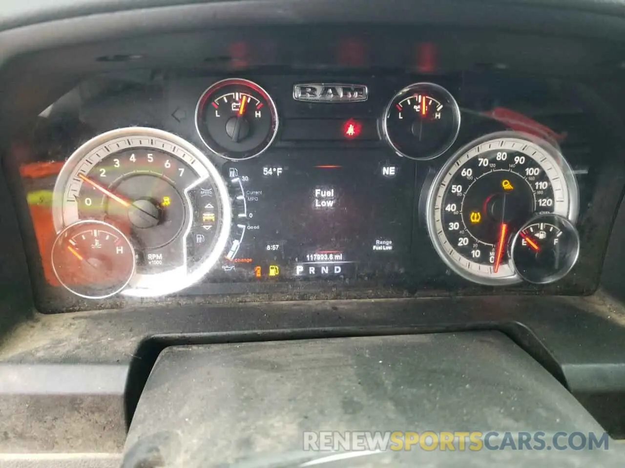 9 fotografías del automóvil dañado 1C6RR7LT9KS582304 RAM 1500 2019