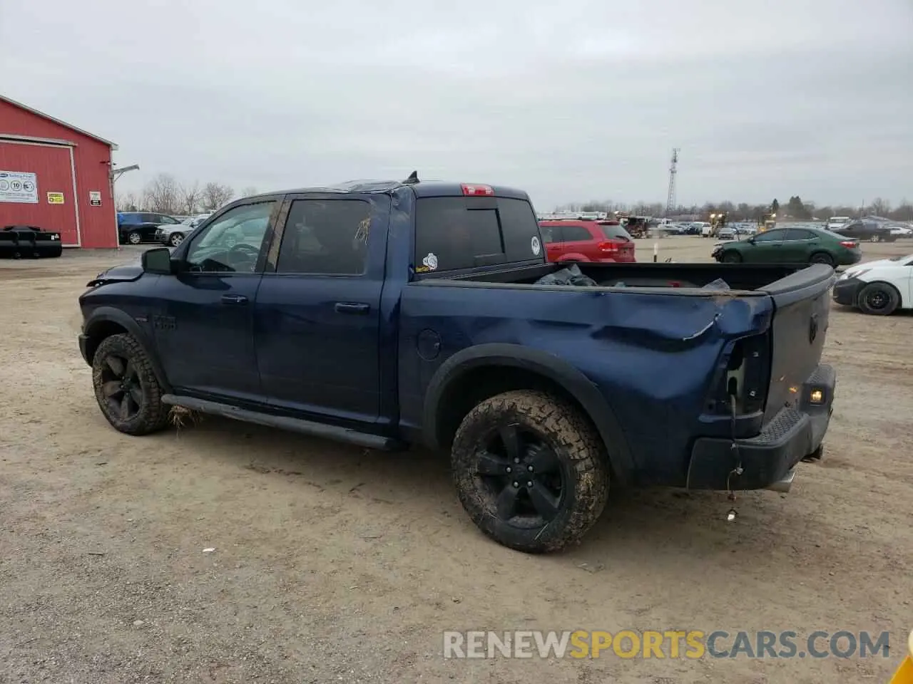 2 fotografías del automóvil dañado 1C6RR7LTXKS734848 RAM 1500 2019
