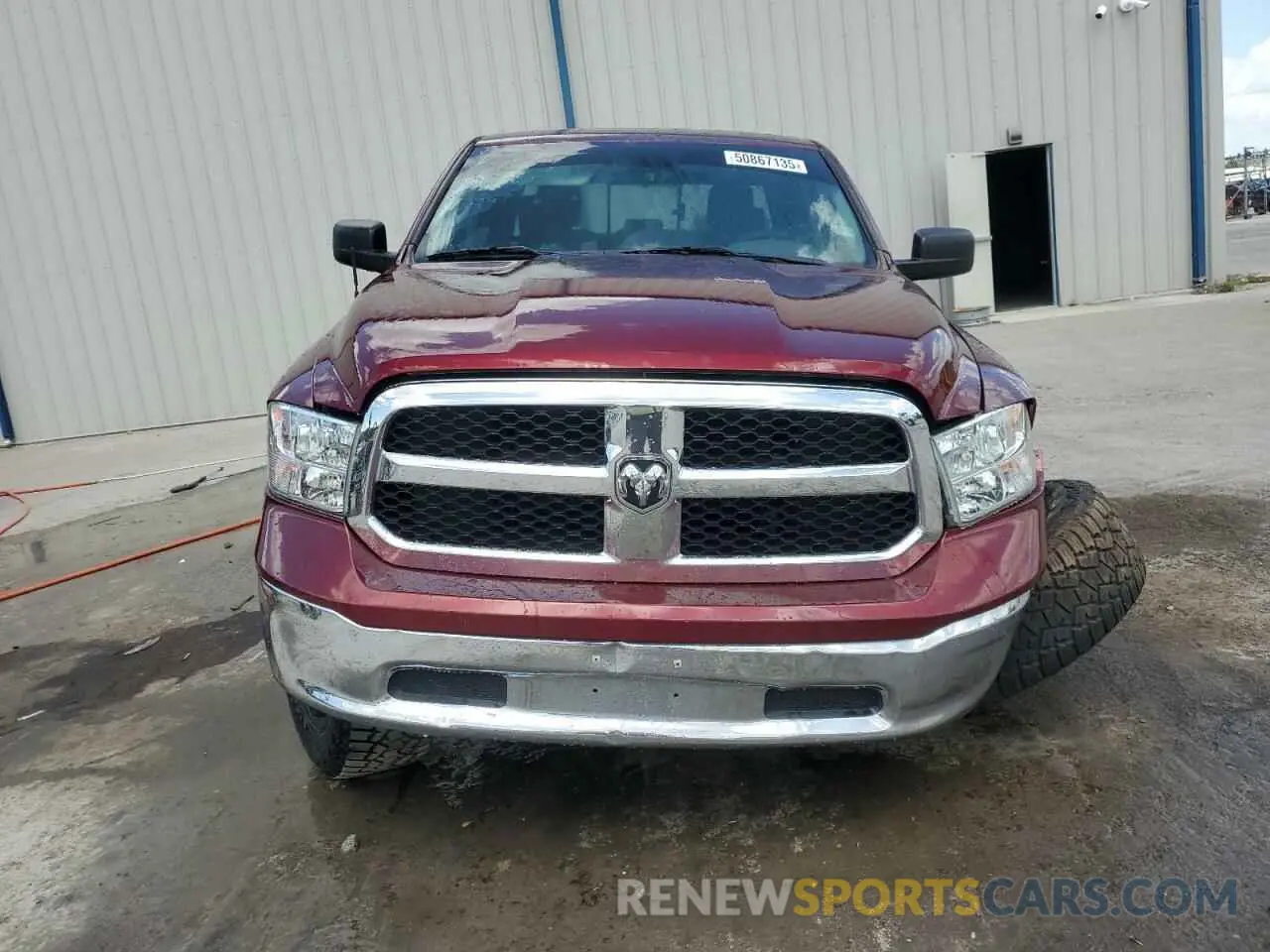 5 fotografías del automóvil dañado 1C6RR7TT0KS614461 RAM 1500 2019