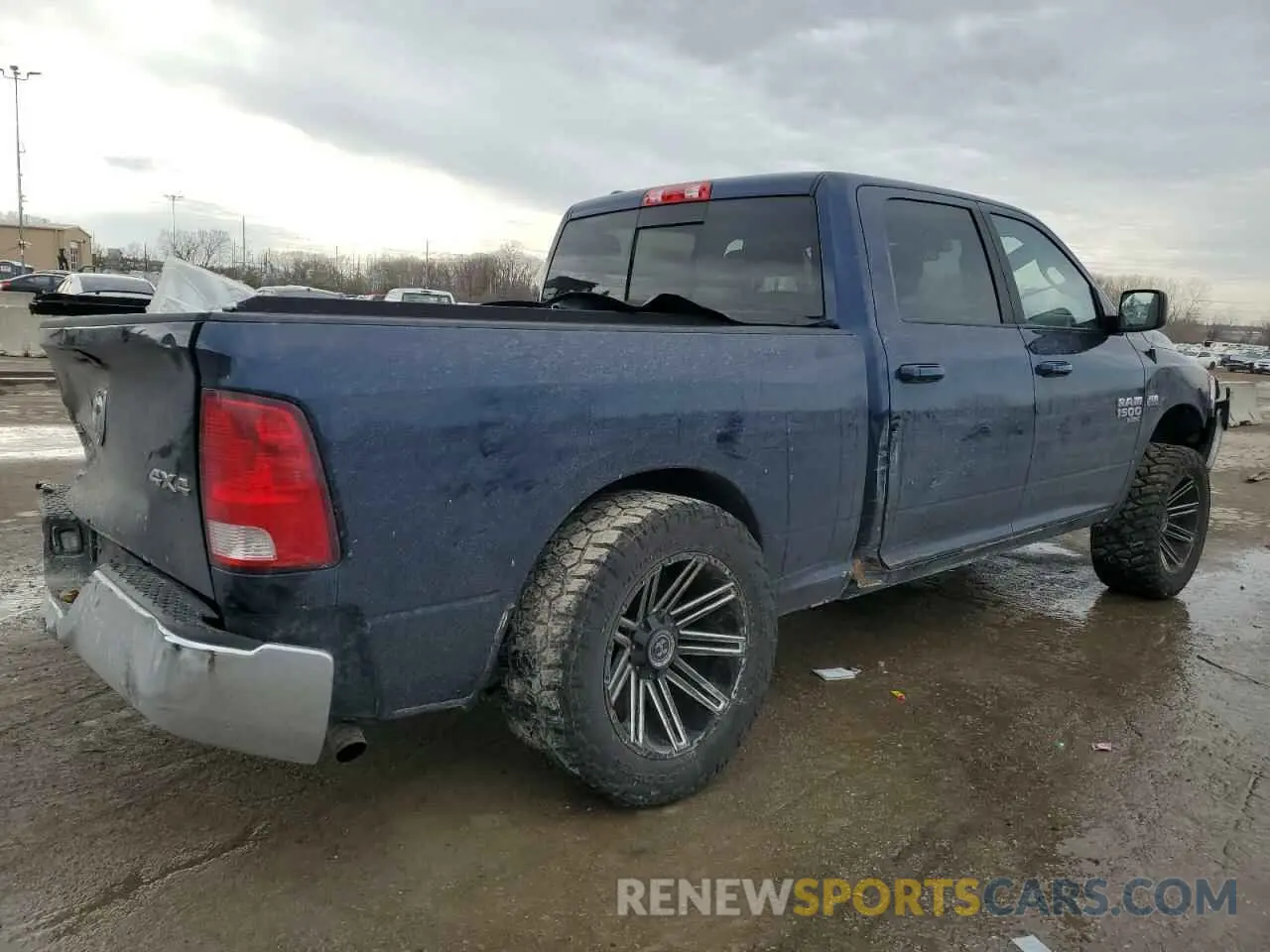 3 fotografías del automóvil dañado 1C6RR7TT0KS696398 RAM 1500 2019
