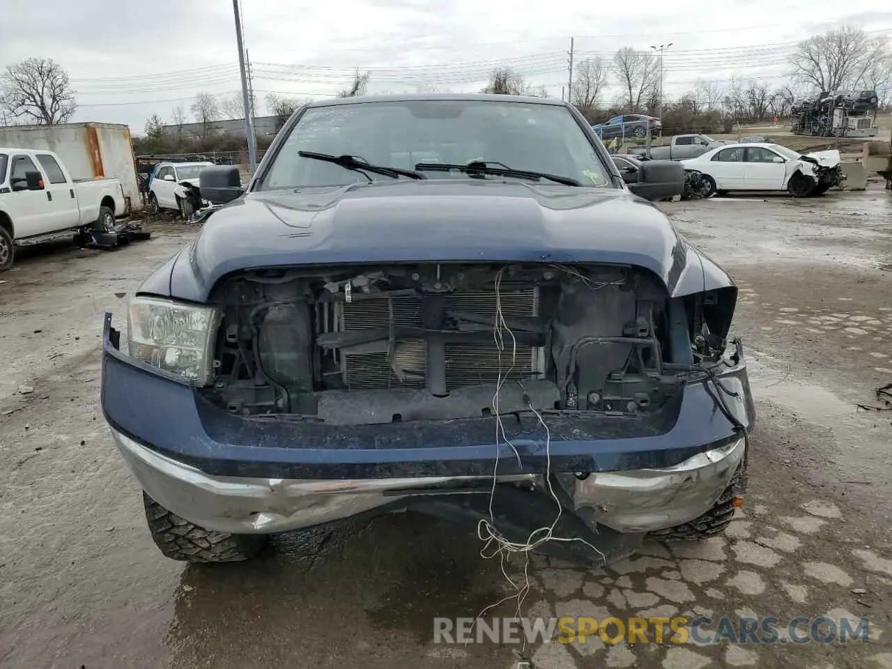 5 fotografías del automóvil dañado 1C6RR7TT0KS696398 RAM 1500 2019
